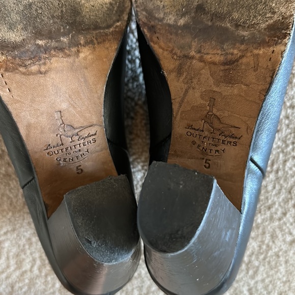 Jack Wills Barcombe leather Chelsea boot stacked heel chunky ankle bootie boots - Picture 10 of 13